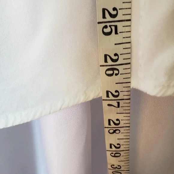 Merona flowy long sleeve blouse size M white - Picture 9 of 10